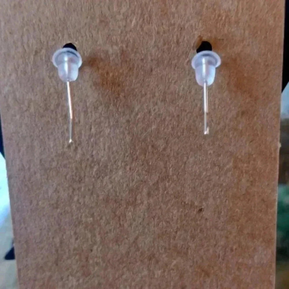 NWT..saltlife howlite turquoise turtles .925 silver earrings.. - Picture 3 of 3